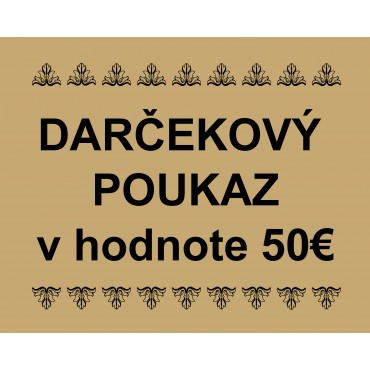 Darčekový poukaz 50€