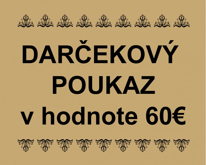 Darčekový poukaz 60€