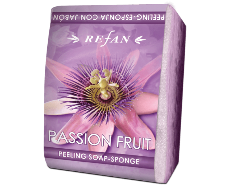 Špongiové pílingové mydlo - Passiflora - Mučenka