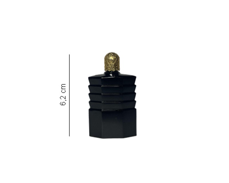 miniatúrka 5ml čierna + 5ml parfum